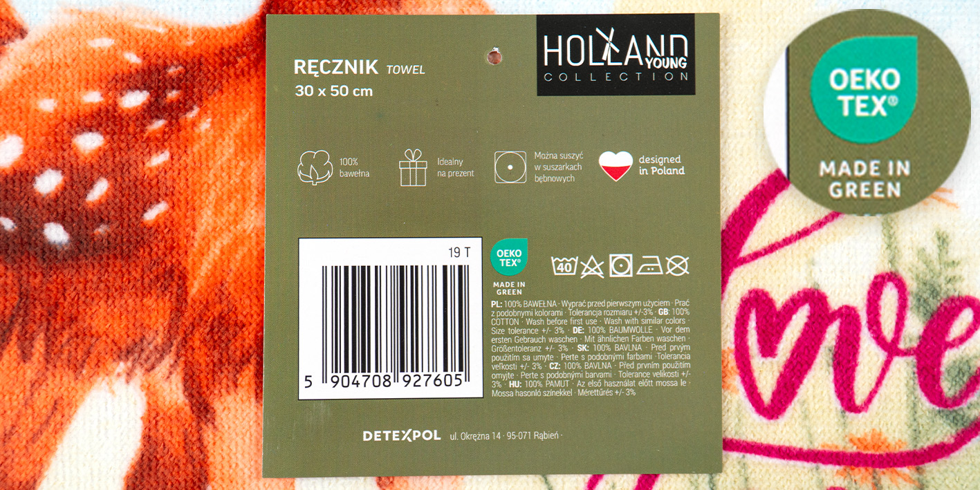 Ręcznik 30x50 cm sarenka 5904708927605 19_T